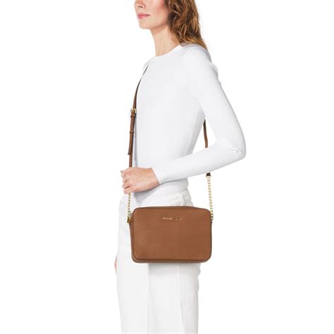 michael kors jet crossbody|Michael Kors saffiano large.